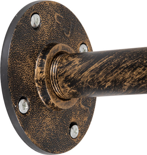 GloboStar Swiftwalker Vintage Leuchte Wand mit Fassung E27 Bronze 85x29.5x55cm