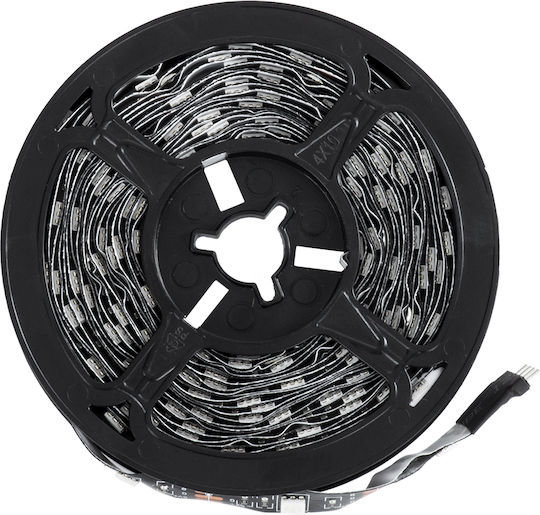 GloboStar LED Strip USB 5V RGB Light 1m Type SMD5050 with Power Supply & Remote Control