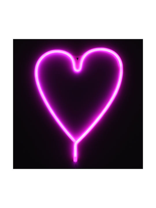 GloboStar Neon Διακοσμητικό Φωτιστικό LED Καρδιά