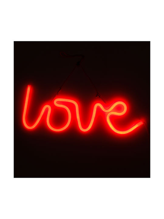 GloboStar Neon Διακοσμητικό Φωτιστικό LED Love