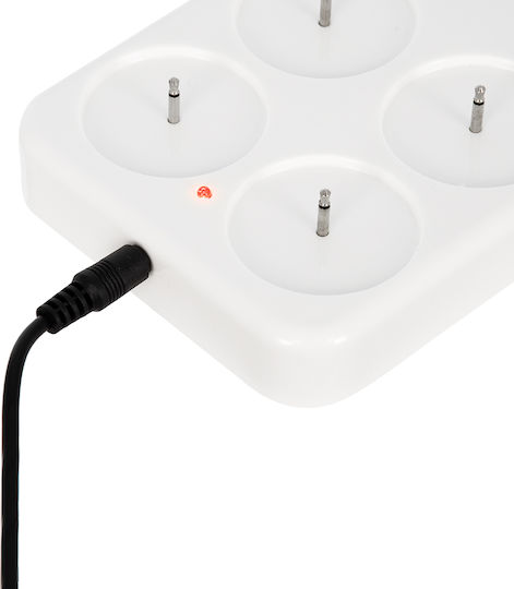 GloboStar Dekorative Lampe Wachs-Politur Weiß