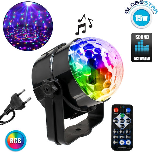 GloboStar Διακοσμητικό Φωτιστικό LED RGB Party Light 11x8.6x13εκ.