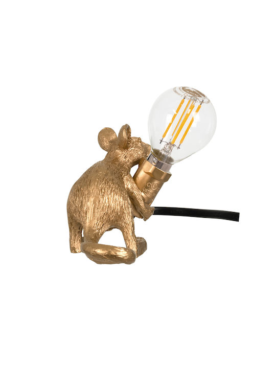 GloboStar Διακοσμητικό Φωτιστικό Mouse E12 Φιγούρα 13x4x7εκ.