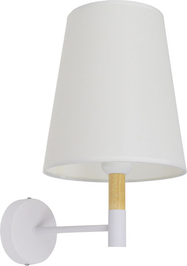 GloboStar Lydford Classic Wall Lamp with E27 Socket White 20x36x36cm