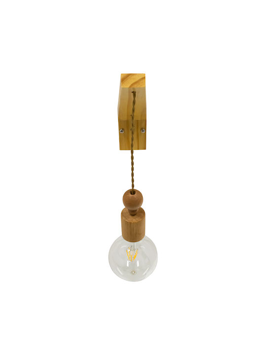 GloboStar Novo Vintage Wall Lamp with E27 Socket Beige 27x65x65cm