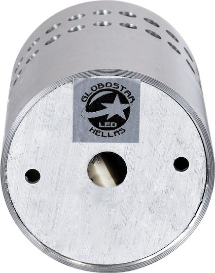 GloboStar Stains Επιτοίχια Εξωτερική Πλαφονιέρα LED IP44 5W με Ψυχρό Λευκό Φως 5.5x5.5εκ.