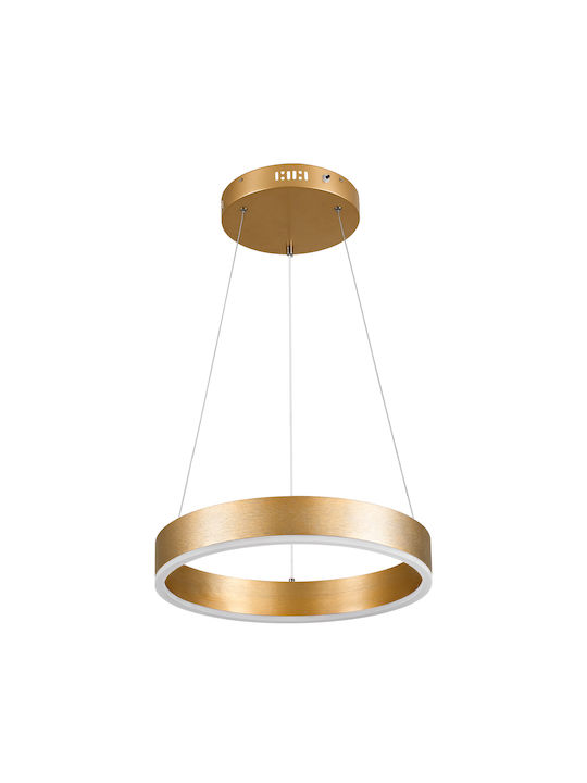 GloboStar Venom Pendant Light Gold 46x46cm