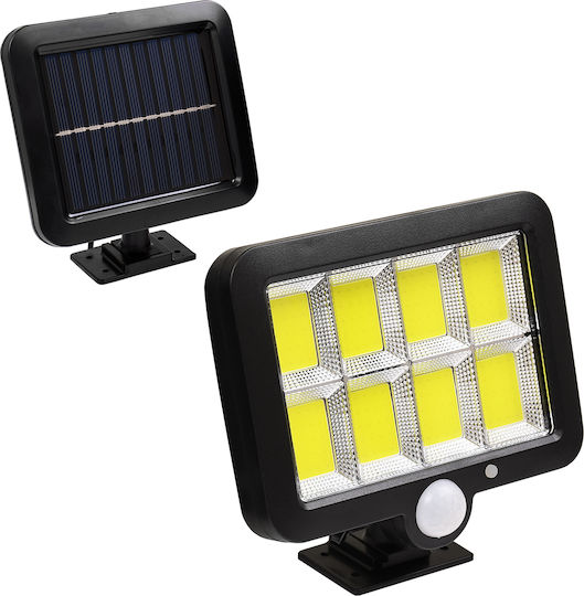 GloboStar Waterproof Solar LED Flood Light 40W Cold White 6000K with Motion Sensor and Photocell IP65