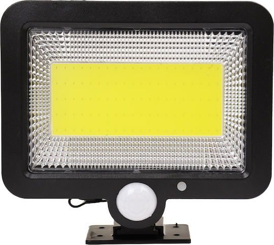 GloboStar Στεγανός Ηλιακός Προβολέας LED 20W Ψυχρό Λευκό 6000K με Αισθητήρα Κίνησης και Φωτοκύτταρο IP65