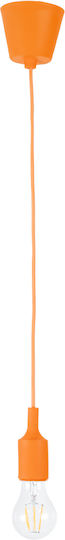 GloboStar Cablito Orange Pendant Ceiling Light with E27 Socket 4x110x110cm