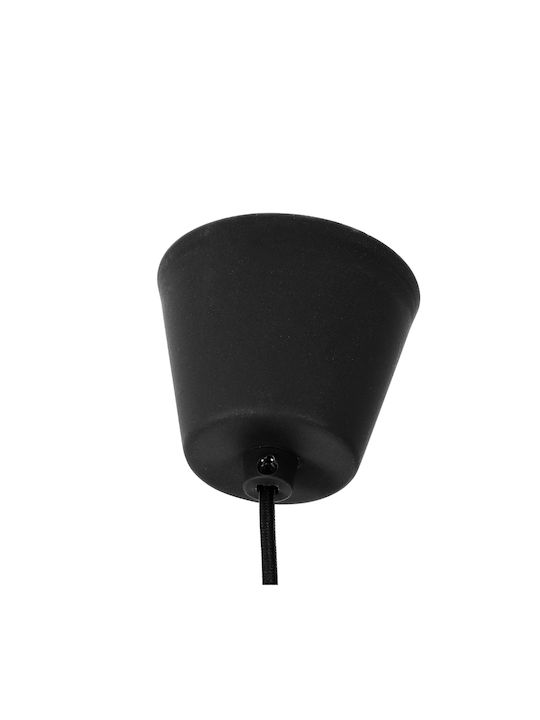 GloboStar Cablito Pendant Light Black with Socket E27 4x4x110cm