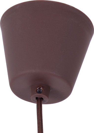 GloboStar Cablito Brown Pendant Ceiling Light with E27 Socket 4x110x110cm