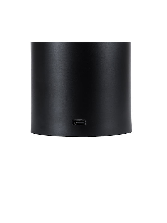 GloboStar Jojo Metal Table Lamp LED with Black Base