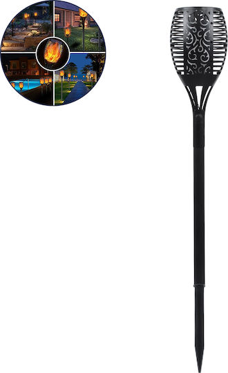 GloboStar Καρφωτό Ηλιακό Φωτιστικό Πυρσός 5W 250lm Ρυθμιζόμενο Λευκό με Αισθητήρα Κίνησης και Φωτοκύτταρο IP65