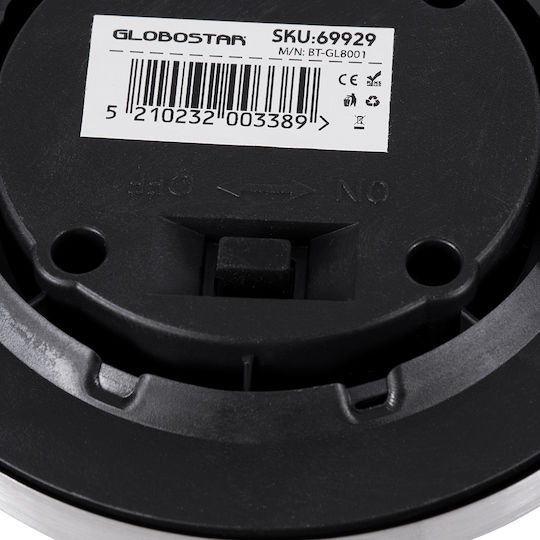 GloboStar Σετ 4 Καρφωτά Ηλιακά Φωτιστικά 0.8W 80lm Ψυχρό Λευκό 6000K με Φωτοκύτταρο IP65