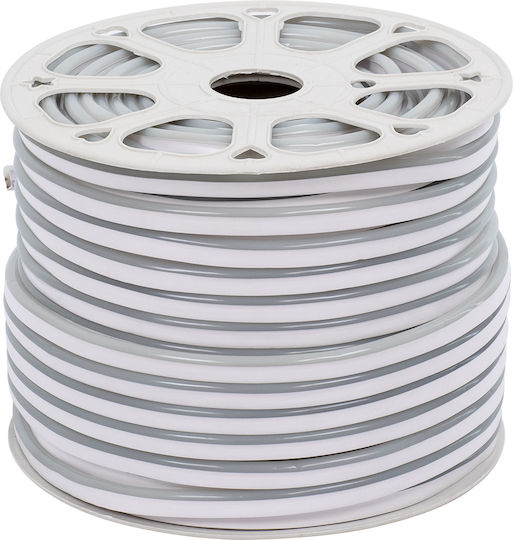 GloboStar Waterproof LED Strip 220V Cold White Light 1m Neon Flex