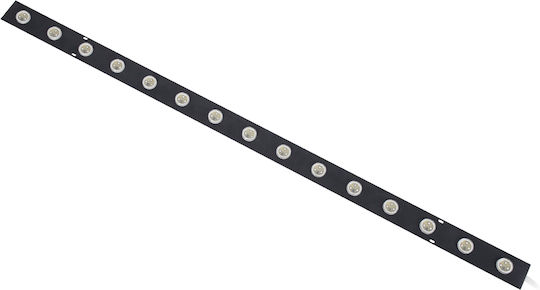 GloboStar Mounting Rail for Spotlights made of Aluminum Black 15pcs 90237