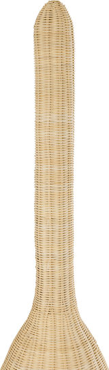 GloboStar Paradis Floor Lamp H150xW40cm. with Socket for Bulb E27 Beige