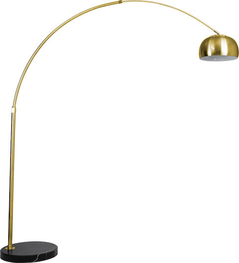 GloboStar Prague Lampa de podea Î220xL210cm. cu Soclu pentru Bec E27 Auriu