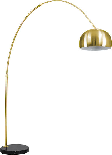 GloboStar Prague Lampa de podea Î220xL210cm. cu Soclu pentru Bec E27 Auriu