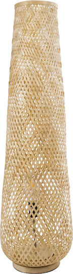 GloboStar Mamizu Floor Lamp H93xW28cm. with Socket for Bulb E27 Beige