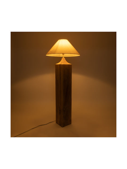 GloboStar Lafrontera Floor Lamp H140xW55cm. with Socket for Bulb E27 Beige
