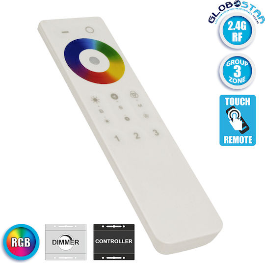 GloboStar Fără fir Telecomandă Tactil RF: RF (Radiofrecvență) de Mână RGB 2.4G 73413