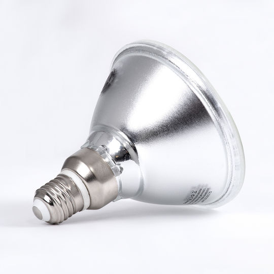 GloboStar LED Bulb 18W 130mm for Socket E27 and Shape PAR38 Warm White 1800lm