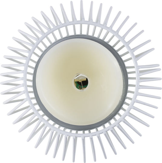 GloboStar Διακοσμητικό Φωτιστικό Cadle LED Θερμό Λευκό 2700K Κερί 14x14x16εκ.