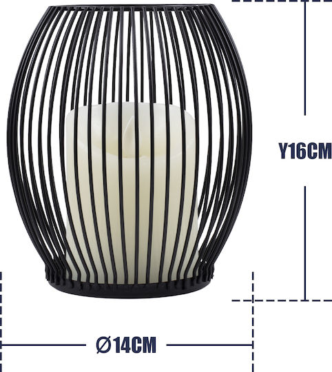 GloboStar Candle Decorative Lamp Wax Polish White