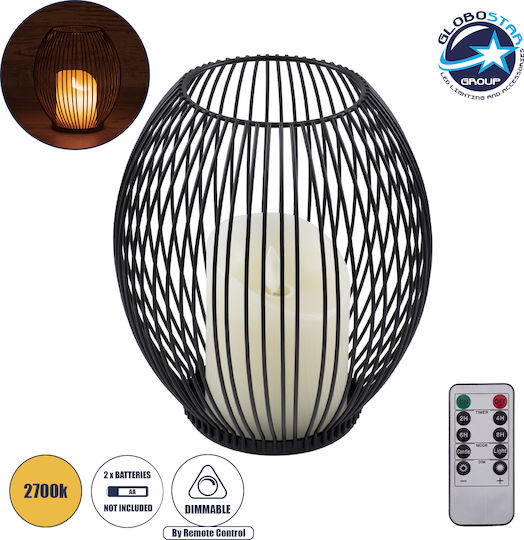 GloboStar Cadle Decorative Lamp Wax Polish White