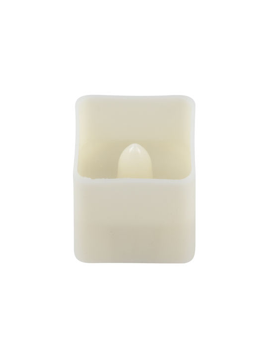 GloboStar Διακοσμητικό Φωτιστικό Candle LED Θερμό Λευκό 2700K Κερί 12τμχ