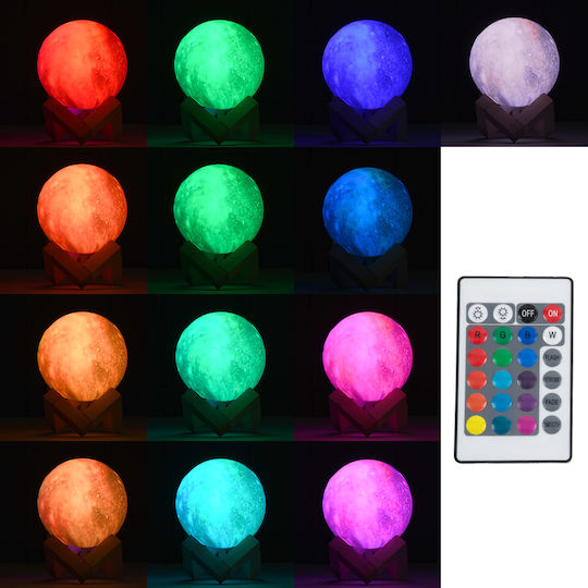 GloboStar Callisto Decorative Lamp Moon Light Multicolour