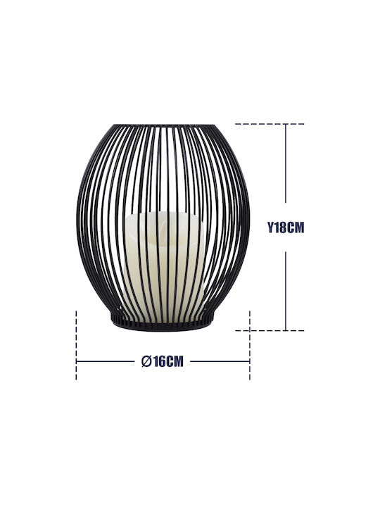 GloboStar Cadle Decorative Lamp Wax Polish White