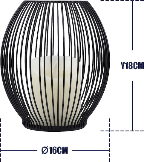 GloboStar Cadle Decorative Lamp Wax Polish White