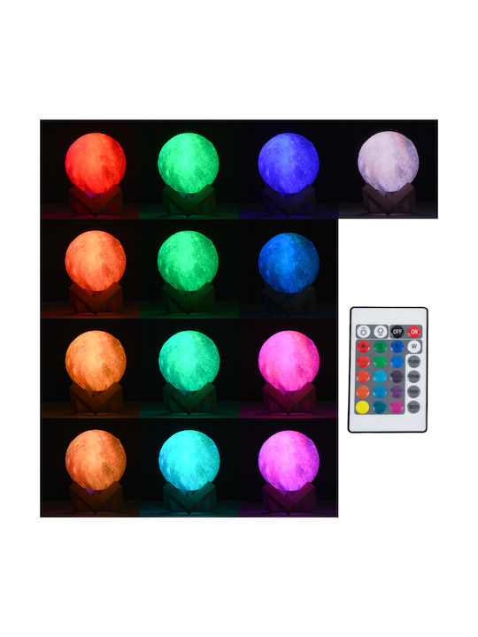 GloboStar Callisto Lustră Decorativă Lumină de Lună Multicolor