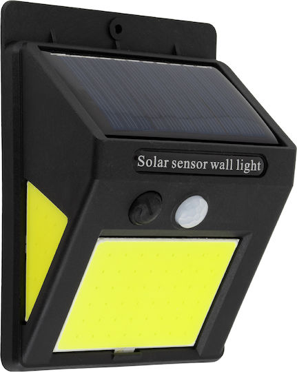 GloboStar Wall Mounted Solar Light 12W 1200lm Cold White 6000K with Motion Sensor and Photocell IP65