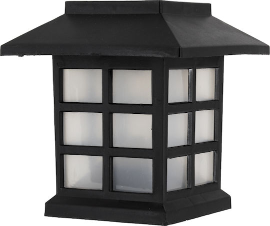 GloboStar Spiked Solar Light Traffic light 1W 50lm Cold White 6000K with Photocell IP65