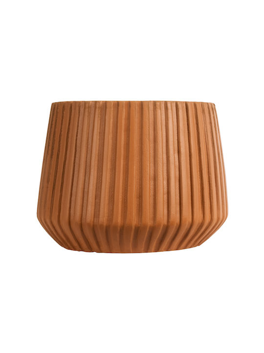 GloboStar Ghiveci Ceramică Maro 11.5x11.5x9.5εκ.