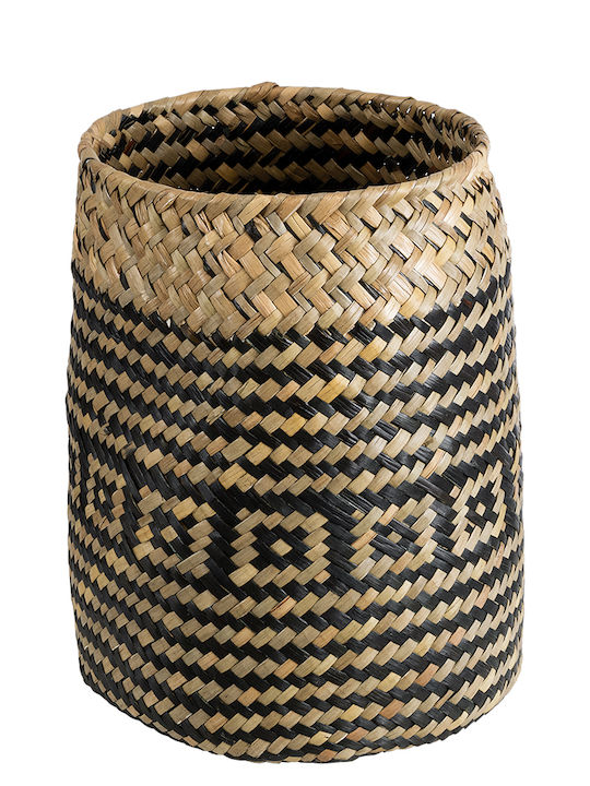 GloboStar Κασπώ Rattan Καφέ 18x18x22εκ.