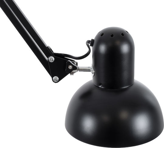 GloboStar Audrey Vintage Lampa de podea Î190xL15cm. cu Soclu pentru Bec E27 Negru