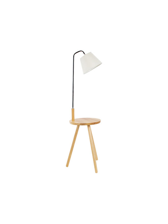 GloboStar Tiffany Floor Lamp H140xW40cm. with Socket for Bulb E27 Brown