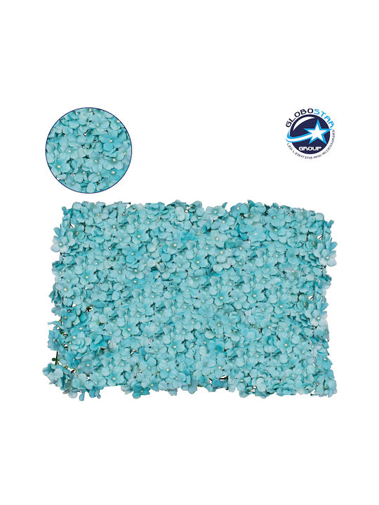 GloboStar Artificial Foliage Panel Hydrangea Blue 60x40cm