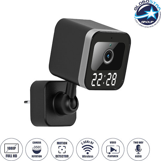 GloboStar 86082 IP Κάμερα Παρακολούθησης Wi-Fi Full HD 1080p Μπαταρίας