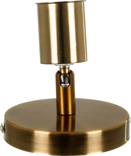 GloboStar Sara Einzel Spot mit Fassung E27 in Gold Farbe