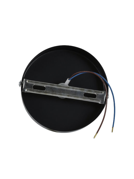 GloboStar Sara Single Spot with Socket E27 in Black Color