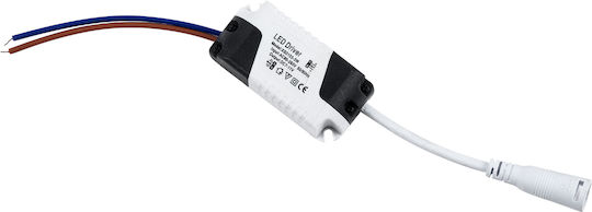 GloboStar Einstellbar LED-Netzteil IP20 Leistung 3W mit Ausgangsspannung 12V