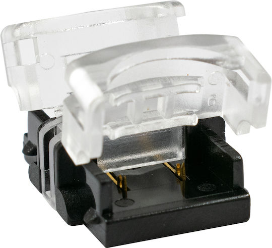 GloboStar Connector for LED Strips Strip To Strip for Connecting 2 Single Color Waterproof LED Strips of Width 10mm 50pcs 70719