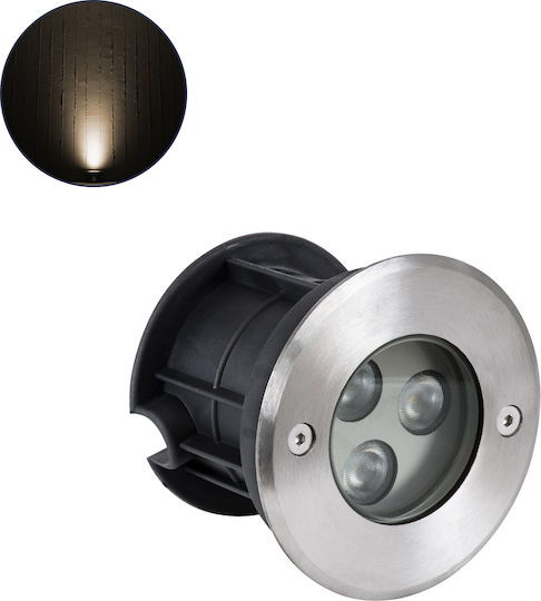 GloboStar Huni Subacvatic Lumină de piscină cu Alb Cald Lumină 90414