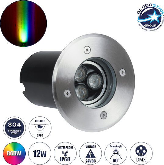 GloboStar Lunta Submersible Pool Spotlight with Multicolour (RGB) Light 90403